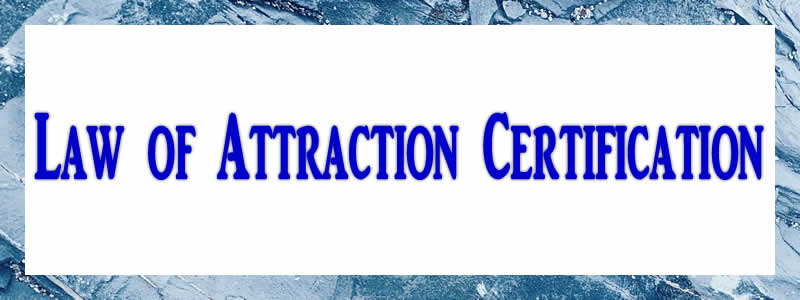 law of attraction certification